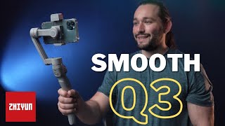 SMOOTHQ3 Unboxing Setup and Gimbal Filming Modes [upl. by Aimit]