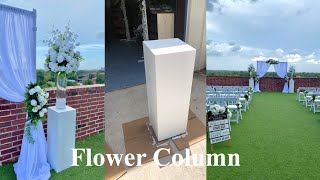 How to make Flower Stand Columns or Pedestals  DIY [upl. by Mines]