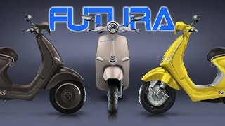 Piaggio Vespa 350 si chiamerà FUTURA  2019 [upl. by Rebah]