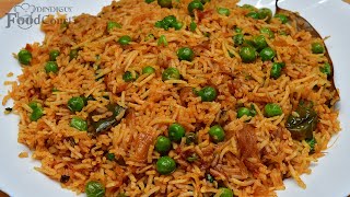 Quick Lunchbox Recipe Green Peas Rice Matar Pulao Recipe [upl. by Griffith]