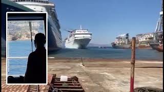 Carnival Fantasy Being Beached for Scrap with Bridge Cam Footage [upl. by Verneuil]