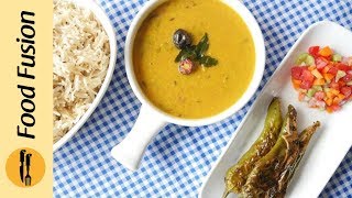 Daal with Zeera Chawal and Talli hui Mirchein recipe by Food Fusion [upl. by Kred]