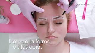 HENNA CEJAS  Como hacer las cejas con Henna  Tutorial paso a paso [upl. by Arquit]