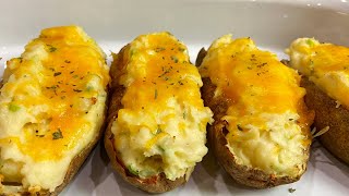 EASIEST Twice Baked Potatoes Quick amp Easy [upl. by Sissie]