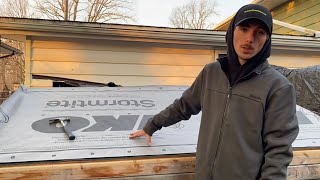 How To Install Roofing Underlayment [upl. by Aral]