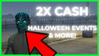 2X MONEY DISCOUNTS amp HALLOWEEN EVENTS GTA Online Weekly Update [upl. by Koosis]