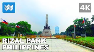 4K Exploring Rizal Park Luneta in Manila Philippines 🇵🇭 Walking Tour Vlog amp Travel Guide [upl. by Matta170]