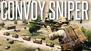 ARMED CONVOY SNIPER  ArmA 3 Milsim Operation [upl. by Hay206]