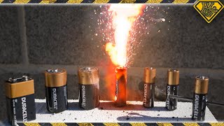 4 Experiments with Batteries We Explores Battery Explosion Battery Blast amp More In This Experiment [upl. by Assirialc]