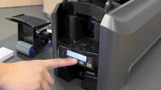 Entrust Datacard CD800  Cleaning Your ID Card Printer [upl. by Mell93]