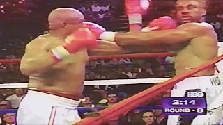 George Foremans Last Fight against Shannon Briggs  Highlights HD 60FPS [upl. by Ellerol]