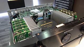 Quick Peek Inside Marantz SR8012 112Channel AV Receiver at CEDIA 2017 [upl. by Silirama]