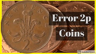 Rare 2p coins revealed – do you have one worth £14000  Mint Error [upl. by Aneleairam]