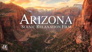 Arizona 4K Relaxation Film  Grand Canyon National Park  Sedona Arizona 4K  Relaxing Music [upl. by Damiani]