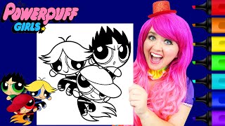 How To Color Powerpuff Girls Rowdyruff Boys  Markers [upl. by Haily424]