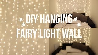 DIY FAIRY LIGHT WALL [upl. by Euqinaj199]