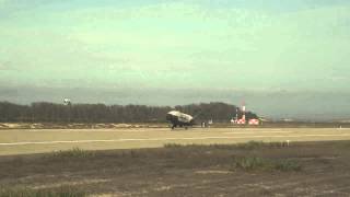 Secretive X37B Space Plane Lands At Vandenberg AFB  Video [upl. by Ginsburg566]