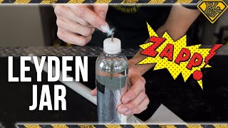 SHOCKING Science with a Leyden Jar TKOR Details How To Make An Electroboom Leyden Jar [upl. by Raphaela]