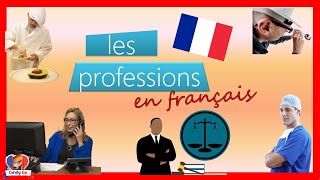 LES MÉTIERS PROFESSIONS EN FRANÇAIS 🔵⚪🔴 LAS PROFESIONES en francés Vocabulario [upl. by Rawley]