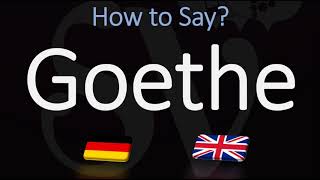 How to Pronounce Goethe  German amp English Pronunciation [upl. by Mimajneb]