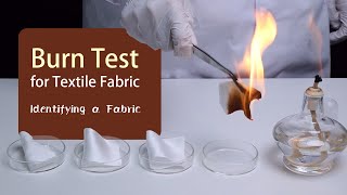 Burn Test for Fabric Identification [upl. by Quintessa]