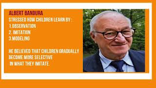 SOCIAL LEARNING THEORY BY ALBERT BANDURA [upl. by Dedrick]