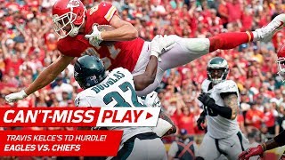 Travis Kelce Looks Like an Olympic Long Jumper on this TD Hurdle  CantMiss Play  NFL Wk 2 [upl. by Sabelle]