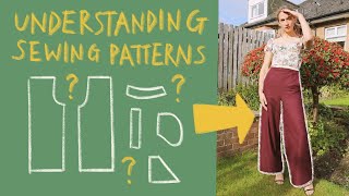 How to understand sewing patterns for beginners [upl. by Siramad866]