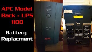 How to Replace battery UPS 1100 \ BX 1400UI \ BX 950UI APC 2018 in Details [upl. by Retxed]