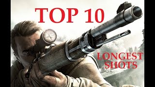 TOP 10 Longest Shots at Sniper Elite [upl. by Stearne]