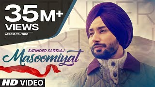 Satinder Sartaaj Masoomiyat Full Song  Beat Minister  Latest Punjabi Songs 2017  TSeries [upl. by Trebloc]