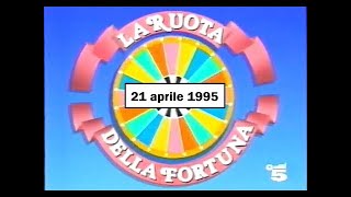 La Ruota della fortuna Canale5 21 aprile 1995 [upl. by Anelec36]