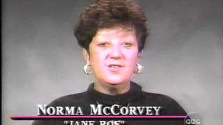 1995 810 Norma McCorvey on Nightline [upl. by Ellemaj]