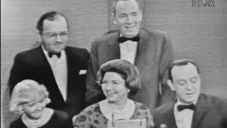 Whats My Line  The panelists spouses Tony Randall panel Dec 25 1960 [upl. by Buskus328]