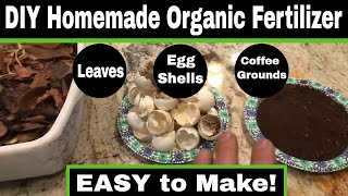 Easy DIY Homemade Organic Garden Fertilizer [upl. by Ule]