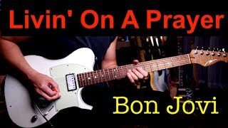 Bon Jovi  Livin On A Prayer  guitar cover version by Vinai T [upl. by Suzanna]