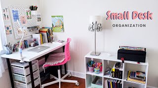 Small Desk  Stationery Organization  creating space 🗓 [upl. by Eirojam785]