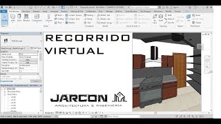 Recorrido virtual  Walkthrough  Tutorial Revit 2018 [upl. by Isaac]