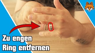 Zu engen Ring vom Finger entfernen  Fadentrick 💎 [upl. by Daisy790]