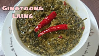 GINATAANG LAING RECIPE [upl. by Huttan103]