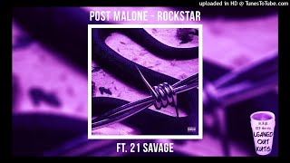 Post Malone x 21 Savage  rockstar SLOWED [upl. by Rhu]