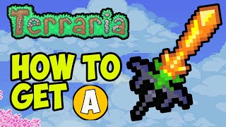 Terraria how to get The Horsemans Blade EASY  Terraria 1449 The Horsemans Blade [upl. by Jeremiah]