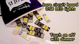 Mini USB LED light with touch on off and dimmer must have gadget [upl. by Jocelin132]