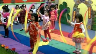 Ribbon Dance at Preschool thesweetlifeofpeyton [upl. by Nicolau170]