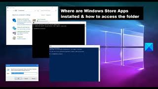 Where are Microsoft Store Apps installed amp how to access the folder [upl. by Eimmot]