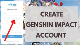 Create and Login Genshin Impact account  Register Mihoyo [upl. by Jardena96]