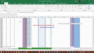 Seasonal Rainfall calculation  Data Analysis  MS Excel [upl. by Yduj393]