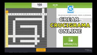 Crear crucigrama online para imprimir Create Online Crossword [upl. by Meill988]