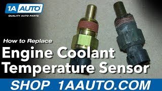 How to Replace Coolant Temperature Sensor 9500 Chevy Tahoe [upl. by Yerocal]