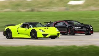 Supercars Face Off Agera vs Regera 918 vs Chiron La Ferrari vs Huayra Senna vs P1 amp more [upl. by Ddej]